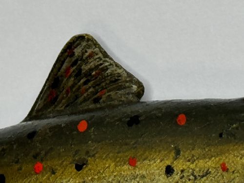 ANTIQUE AUSTRIAN COLD PAINTED BRONZE SCULPTURE LEAPING SALMON FISH - ADDITIONAL PHOTO 23