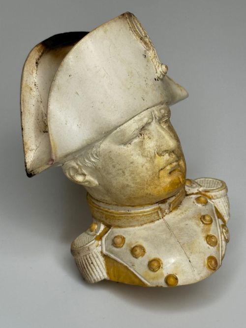 19TH CENTURY CARVED MEERSCHAUM SMOKING PIPE NAPOLEON BONAPARTE - ADDITIONAL PHOTO 24