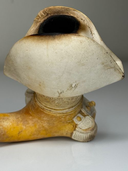 19TH CENTURY CARVED MEERSCHAUM SMOKING PIPE NAPOLEON BONAPARTE - ADDITIONAL PHOTO 28