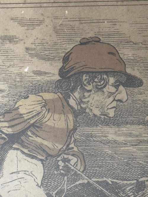 VICTORIAN PRINT WILLIAM GLADSTONE AS LORD ROSEBERY'S JOCKEY VERBOSITY - ADDITIONAL PHOTO 16