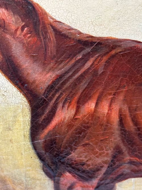 C1842 OIL PAINTING CHESTNUT HORSE HUNTER BY CHARLES BILGER SPALDING RA - ADDITIONAL PHOTO 17