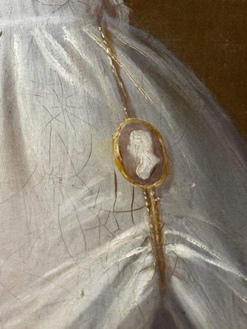 ENGLISH GEORGIAN OIL PAINTING PORTRAIT LADY SARA LOSH 17851853 - ADDITIONAL PHOTO 17