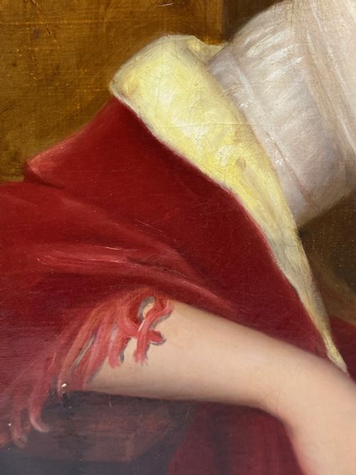 ENGLISH GEORGIAN OIL PAINTING PORTRAIT LADY SARA LOSH 17851853 - ADDITIONAL PHOTO 20