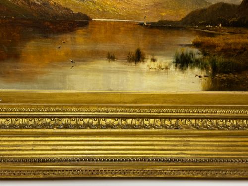 OIL PAINTING LAKE WINDERMERE VIEW FROM BOWNESS BY ALFRED DE BREANSKI - ADDITIONAL PHOTO 1