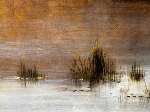 OIL PAINTING LAKE WINDERMERE VIEW FROM BOWNESS BY ALFRED DE BREANSKI - ADDITIONAL PHOTO 18