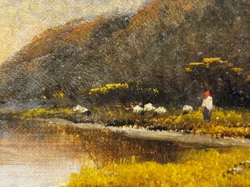 OIL PAINTING LAKE WINDERMERE VIEW FROM BOWNESS BY ALFRED DE BREANSKI - ADDITIONAL PHOTO 20
