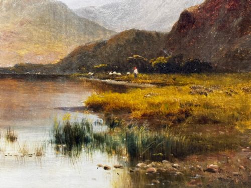 OIL PAINTING LAKE WINDERMERE VIEW FROM BOWNESS BY ALFRED DE BREANSKI - ADDITIONAL PHOTO 21