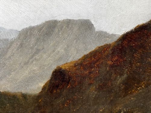 OIL PAINTING LAKE WINDERMERE VIEW FROM BOWNESS BY ALFRED DE BREANSKI - ADDITIONAL PHOTO 24