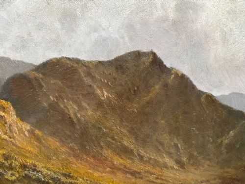 OIL PAINTING LAKE WINDERMERE VIEW FROM BOWNESS BY ALFRED DE BREANSKI - ADDITIONAL PHOTO 28