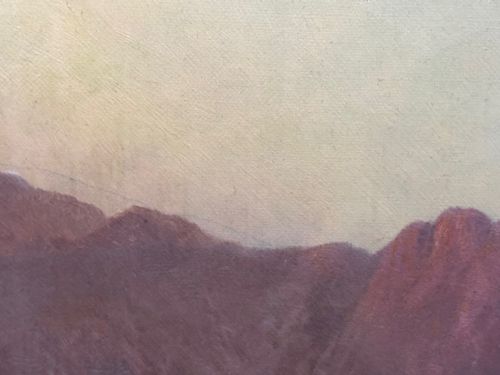 PAINTING LANDSCAPE LAKE WINDERMERE SUNSET BY ALFRED DE BREANSKI - ADDITIONAL PHOTO 25