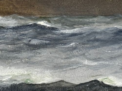 PAINTING RMS LUSITANIA CUNARD LINE SHORTLY BEFORE BEING TORPEDOED - ADDITIONAL PHOTO 14