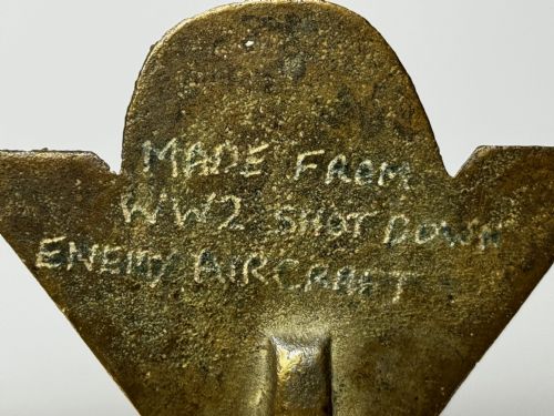 WINSTON CHURCHILL V FOR VICTORY GILT BRONZE CAR MASCOT SCULPTURE - ADDITIONAL PHOTO 10