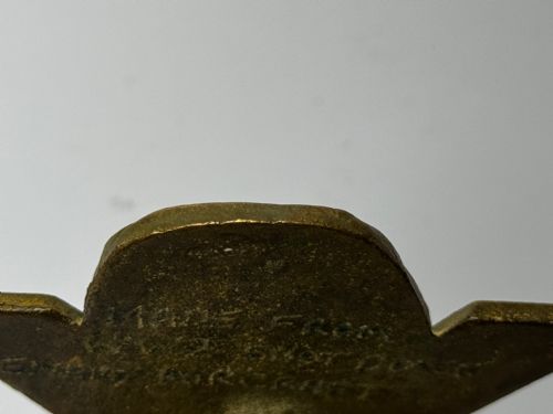 WINSTON CHURCHILL V FOR VICTORY GILT BRONZE CAR MASCOT SCULPTURE - ADDITIONAL PHOTO 12