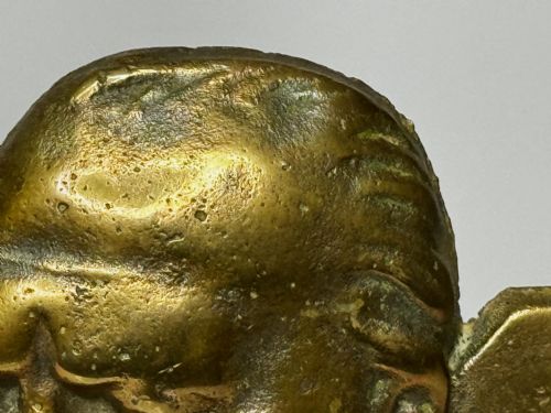 WINSTON CHURCHILL V FOR VICTORY GILT BRONZE CAR MASCOT SCULPTURE - ADDITIONAL PHOTO 18