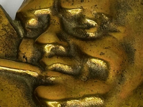WINSTON CHURCHILL V FOR VICTORY GILT BRONZE CAR MASCOT SCULPTURE - ADDITIONAL PHOTO 22