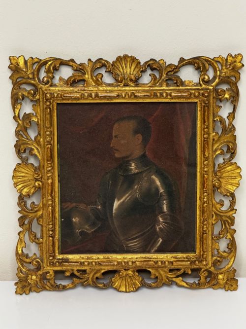 PAINTING GIOVANNI DELLE BANDE NERE IN ARMOUR - ADDITIONAL PHOTO 1