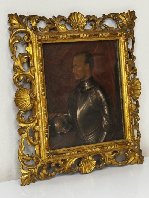 PAINTING GIOVANNI DELLE BANDE NERE IN ARMOUR - ADDITIONAL PHOTO 2