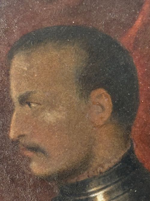 PAINTING GIOVANNI DELLE BANDE NERE IN ARMOUR - ADDITIONAL PHOTO 28