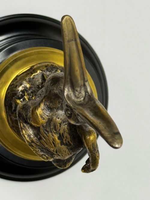 SPANISH ART DECO PELICAN MASCOT SCULPTURE - ADDITIONAL PHOTO 1