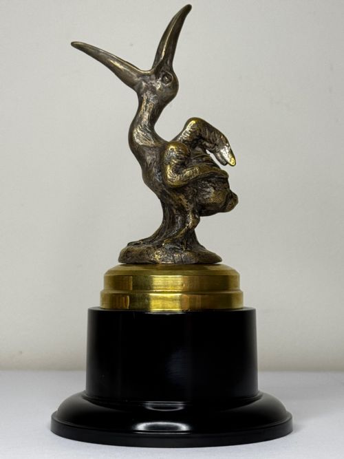SPANISH ART DECO PELICAN MASCOT SCULPTURE - ADDITIONAL PHOTO 2