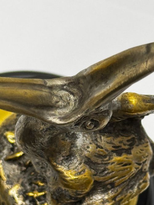 SPANISH ART DECO PELICAN MASCOT SCULPTURE - ADDITIONAL PHOTO 6