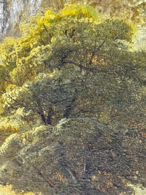 C1870 OIL PAINTING NR CAPEL CURIG NORTH WALES BY JOHN CUTHBERT SALMON - ADDITIONAL PHOTO 25
