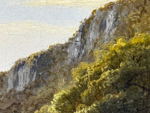 C1870 OIL PAINTING NR CAPEL CURIG NORTH WALES BY JOHN CUTHBERT SALMON - ADDITIONAL PHOTO 26