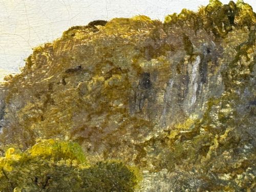 C1870 OIL PAINTING NR CAPEL CURIG NORTH WALES BY JOHN CUTHBERT SALMON - ADDITIONAL PHOTO 27