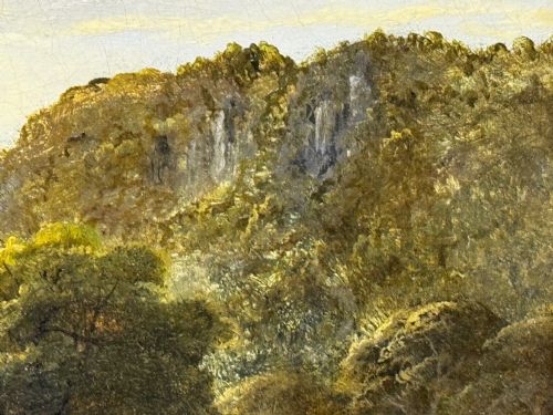 C1870 OIL PAINTING NR CAPEL CURIG NORTH WALES BY JOHN CUTHBERT SALMON - ADDITIONAL PHOTO 28