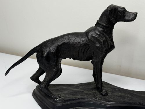 C1860 GROUP BRONZE HUNTING HOUND DOGS FOLLOWER AUGUSTE NICHOLAS CAIN - ADDITIONAL PHOTO 3