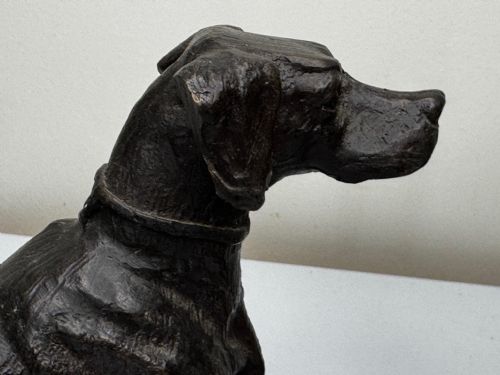C1860 GROUP BRONZE HUNTING HOUND DOGS FOLLOWER AUGUSTE NICHOLAS CAIN - ADDITIONAL PHOTO 9