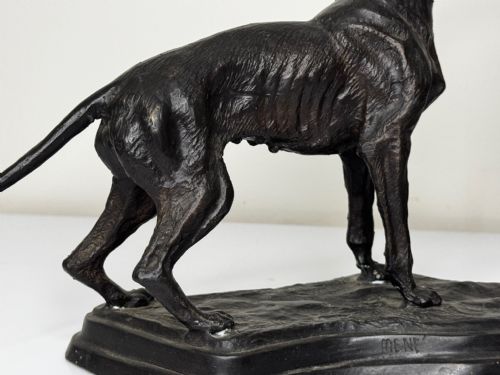 C1860 GROUP BRONZE HUNTING HOUND DOGS FOLLOWER AUGUSTE NICHOLAS CAIN - ADDITIONAL PHOTO 14