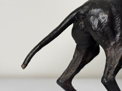 C1860 GROUP BRONZE HUNTING HOUND DOGS FOLLOWER AUGUSTE NICHOLAS CAIN - ADDITIONAL PHOTO 15