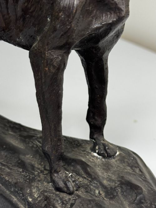 C1860 GROUP BRONZE HUNTING HOUND DOGS FOLLOWER AUGUSTE NICHOLAS CAIN - ADDITIONAL PHOTO 20