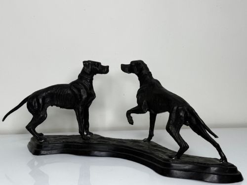 C1860 GROUP BRONZE HUNTING HOUND DOGS FOLLOWER AUGUSTE NICHOLAS CAIN - ADDITIONAL PHOTO 23