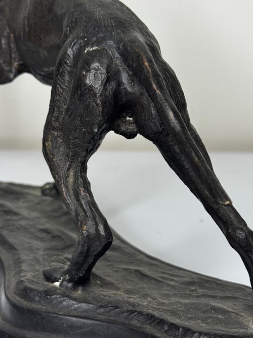C1860 GROUP BRONZE HUNTING HOUND DOGS FOLLOWER AUGUSTE NICHOLAS CAIN - ADDITIONAL PHOTO 27