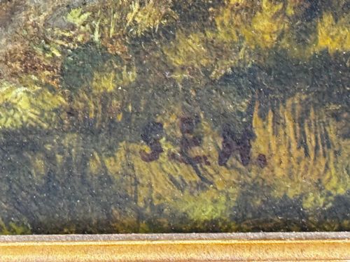 PAINTING BORROWDALE LANDSCAPE LAKE DISTRICT BY STEPHEN ENOCH HOGLEY - ADDITIONAL PHOTO 12