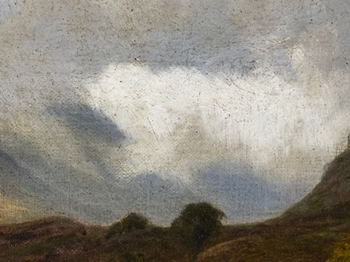 PAINTING BORROWDALE LANDSCAPE LAKE DISTRICT BY STEPHEN ENOCH HOGLEY - ADDITIONAL PHOTO 22