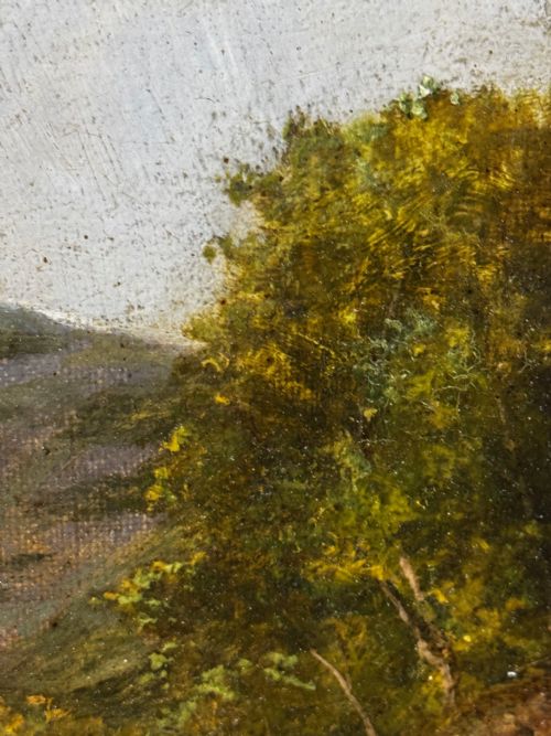PAINTING BORROWDALE LANDSCAPE LAKE DISTRICT BY STEPHEN ENOCH HOGLEY - ADDITIONAL PHOTO 23