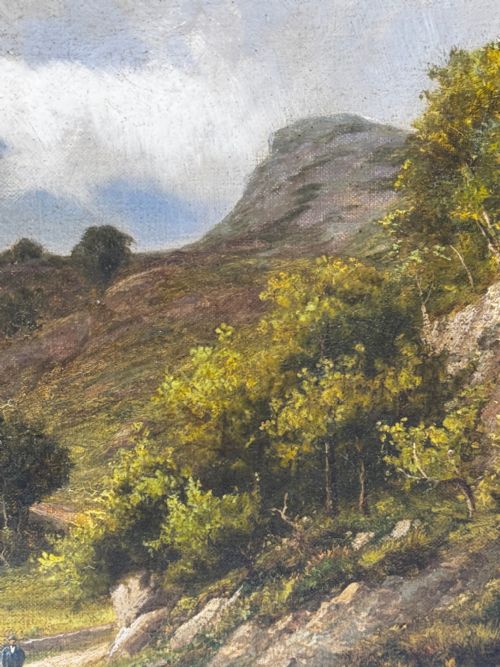 PAINTING BORROWDALE LANDSCAPE LAKE DISTRICT BY STEPHEN ENOCH HOGLEY - ADDITIONAL PHOTO 25