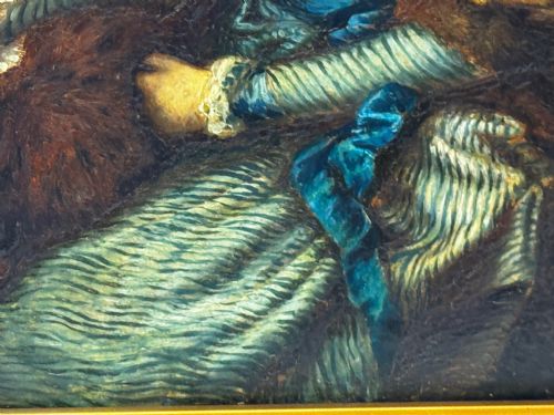 FINE 19TH CENTURY OIL PORTRAIT OF SARAH SIDDONS AFTER GAINSBOROUGH - ADDITIONAL PHOTO 18