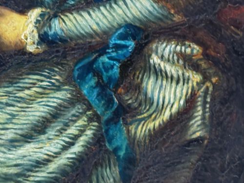 FINE 19TH CENTURY OIL PORTRAIT OF SARAH SIDDONS AFTER GAINSBOROUGH - ADDITIONAL PHOTO 19