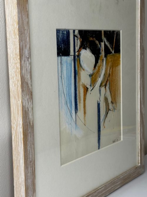 ADRIAN HEATH SIGNED ABSTRACT WATERCOLOUR FORM IN MOTION - ADDITIONAL PHOTO 5