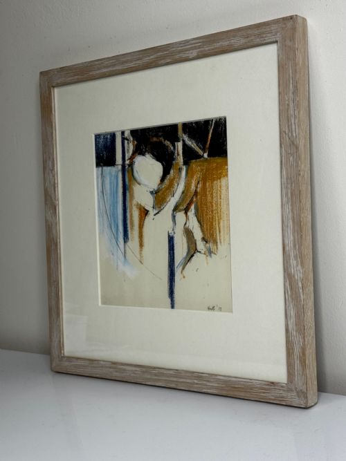 ADRIAN HEATH SIGNED ABSTRACT WATERCOLOUR FORM IN MOTION - ADDITIONAL PHOTO 7