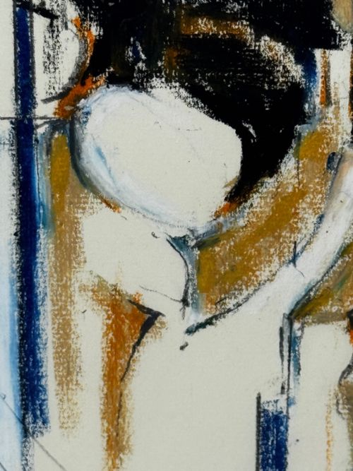 ADRIAN HEATH SIGNED ABSTRACT WATERCOLOUR FORM IN MOTION - ADDITIONAL PHOTO 10