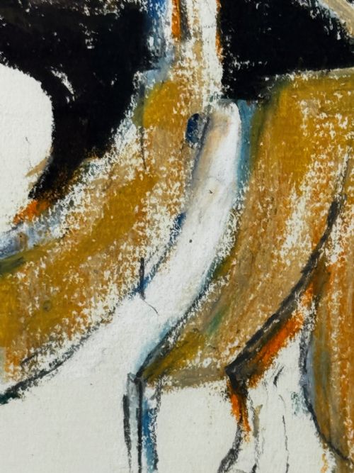ADRIAN HEATH SIGNED ABSTRACT WATERCOLOUR FORM IN MOTION - ADDITIONAL PHOTO 11