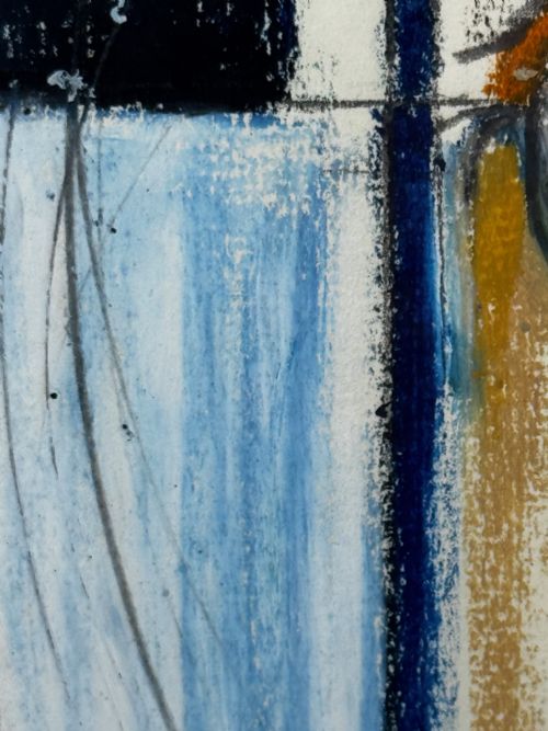 ADRIAN HEATH SIGNED ABSTRACT WATERCOLOUR FORM IN MOTION - ADDITIONAL PHOTO 12