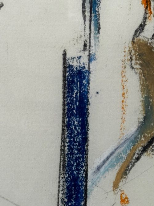 ADRIAN HEATH SIGNED ABSTRACT WATERCOLOUR FORM IN MOTION - ADDITIONAL PHOTO 15