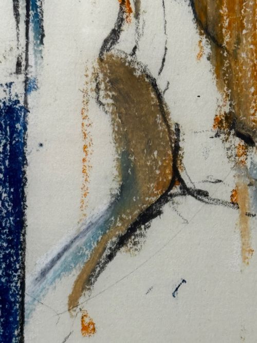 ADRIAN HEATH SIGNED ABSTRACT WATERCOLOUR FORM IN MOTION - ADDITIONAL PHOTO 16
