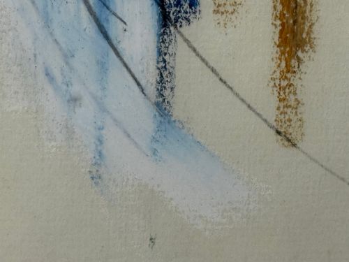 ADRIAN HEATH SIGNED ABSTRACT WATERCOLOUR FORM IN MOTION - ADDITIONAL PHOTO 24